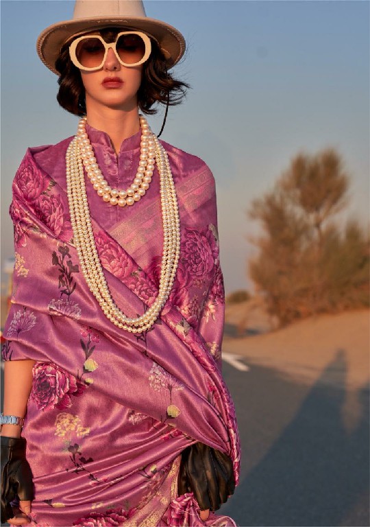 Rajtex Kikigai Wholesale Printed Tussar Silk Function Wear Sarees