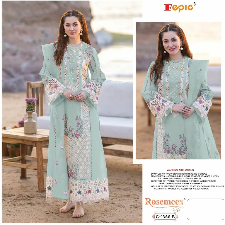 Fepic Rosemeen C-1366 Wholesale Indian Pakistani Salwar Suits