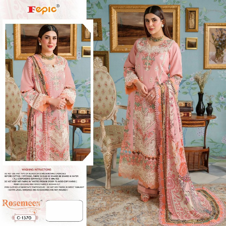 Fepic Rosemeen C-1370 Wholesale Indian Pakistani Salwar Suits