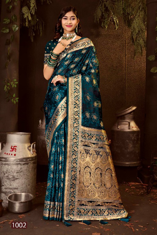 Saroj Royal Queen Vol-4 Wholesale Satin Silk Party Wear Indian Sarees