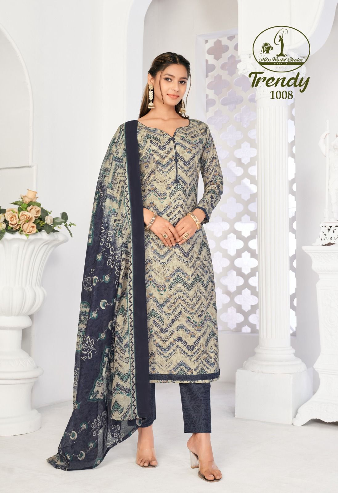 Miss World Trendy Vol-1 Wholesale Pure Cotton Printed Dress Material