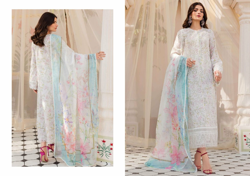 Motifz Amal Digital Printed Embroidered Lawn Pakistani Salwar Suits