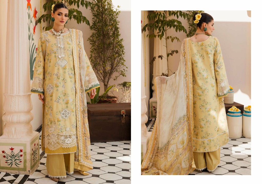 Motifz Amal Digital Printed Embroidered Lawn Pakistani Salwar Suits