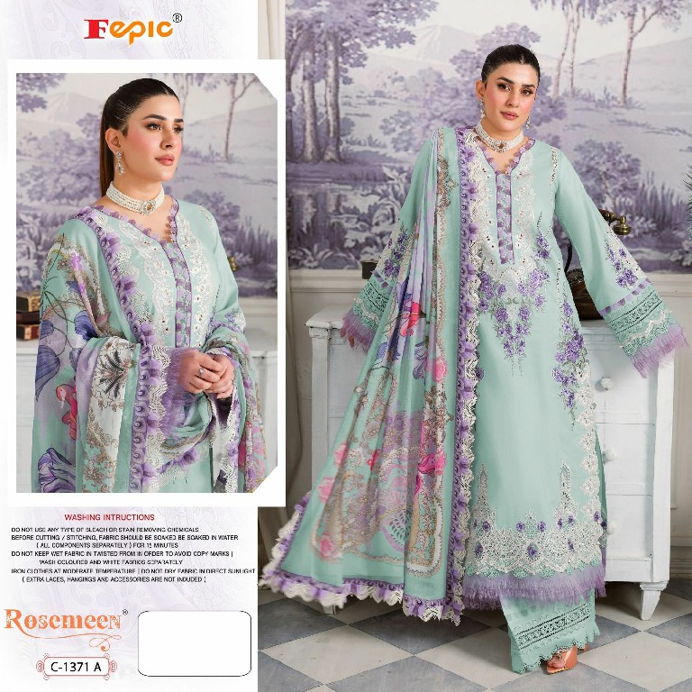 Fepic Rosemeen C-1371 Wholesale Indian Pakistani Salwar Suits