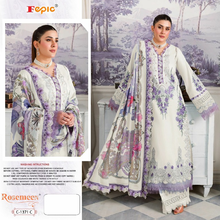Fepic Rosemeen C-1371 Wholesale Indian Pakistani Salwar Suits