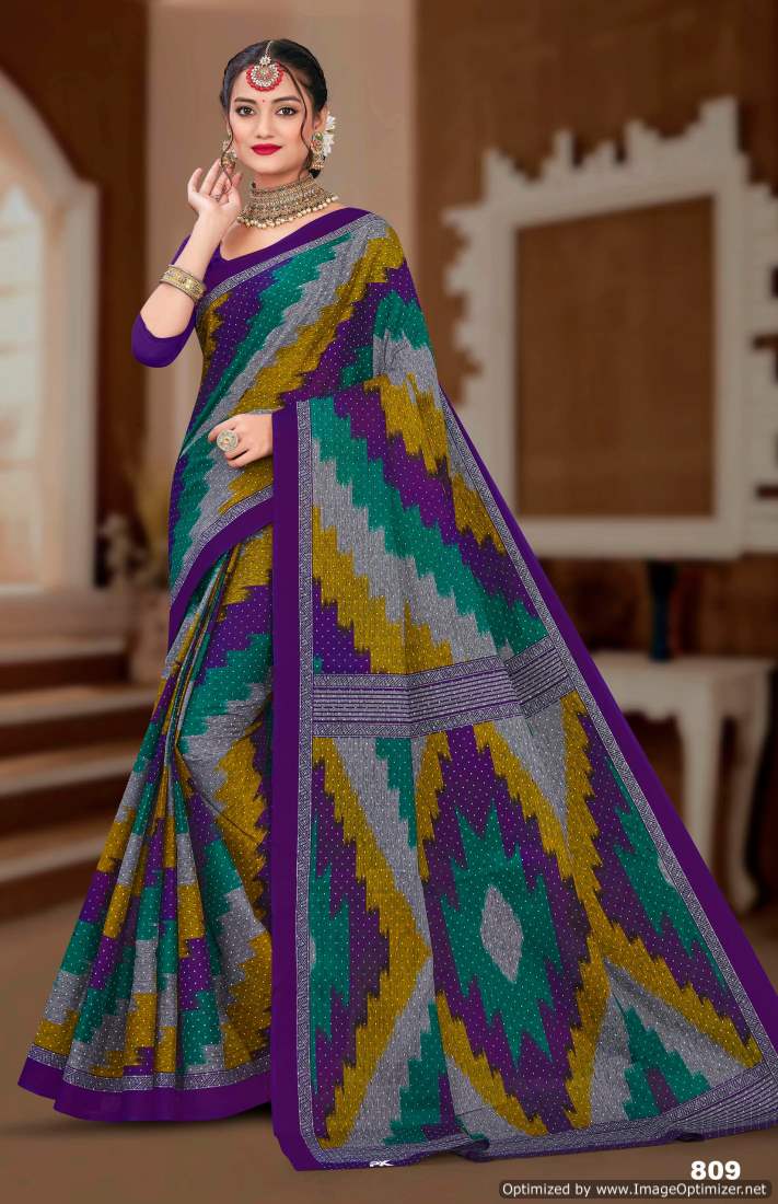 Balaji Mama Masleen Vol-6 Wholesale Cotton Printed Sarees