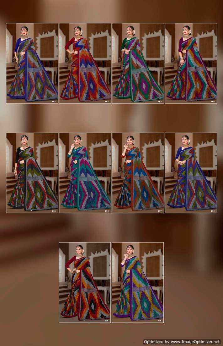 Balaji Mama Masleen Vol-6 Wholesale Cotton Printed Sarees