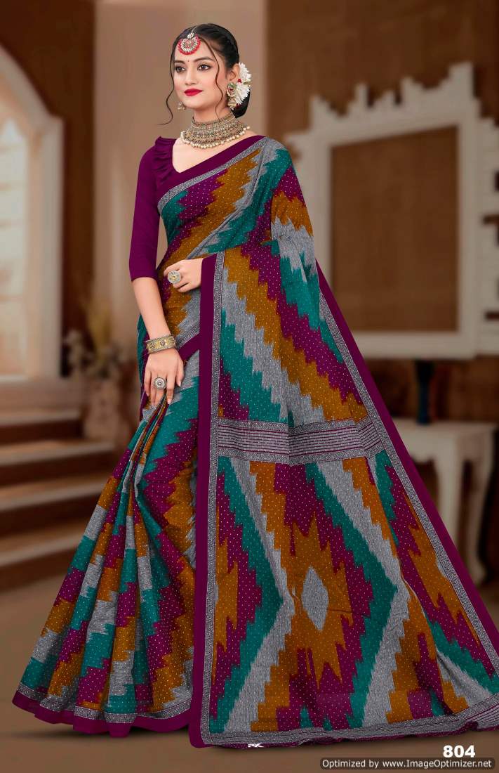 Balaji Mama Masleen Vol-6 Wholesale Cotton Printed Sarees