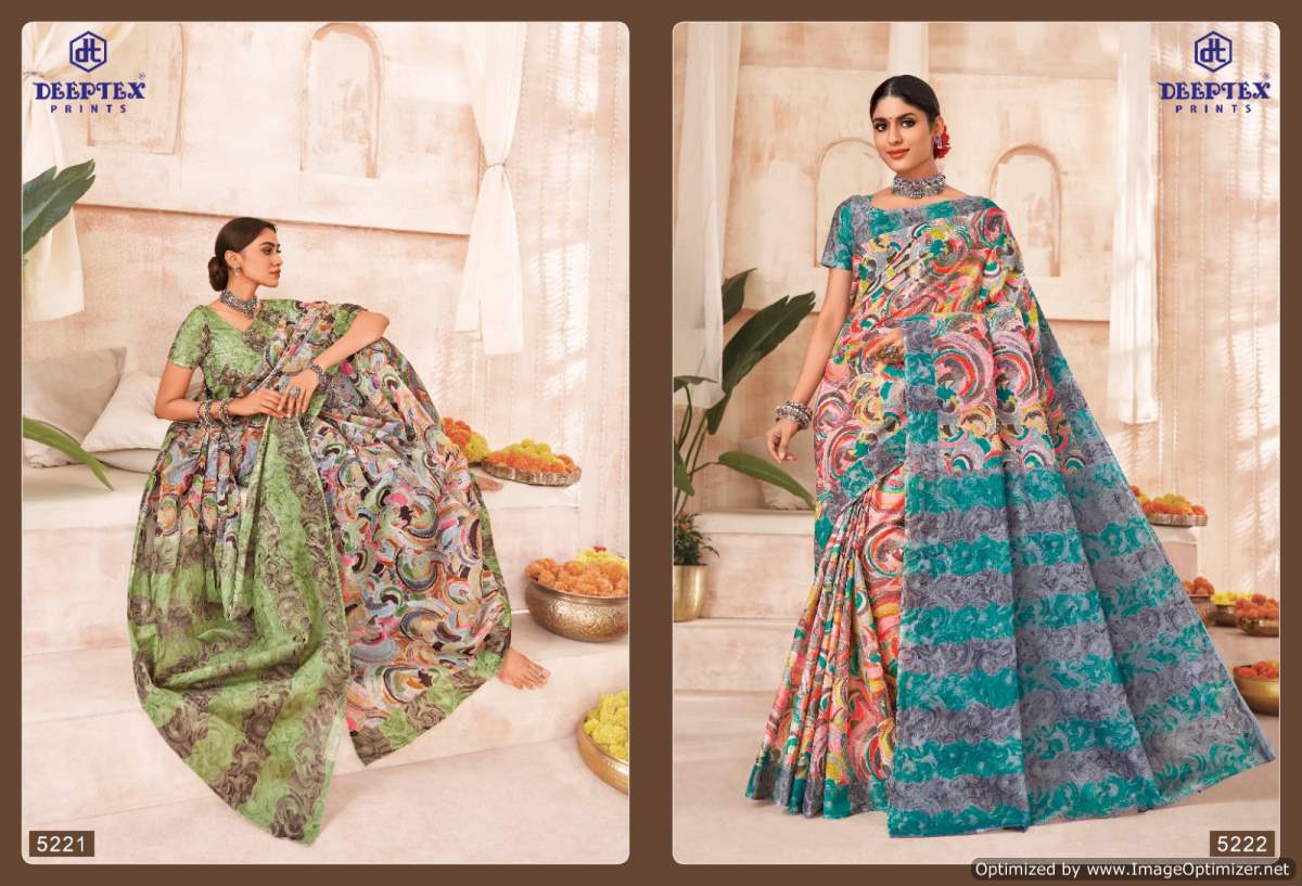 Deeptex Mother India Vol-52 Wholesale Pure Cotton Sarees