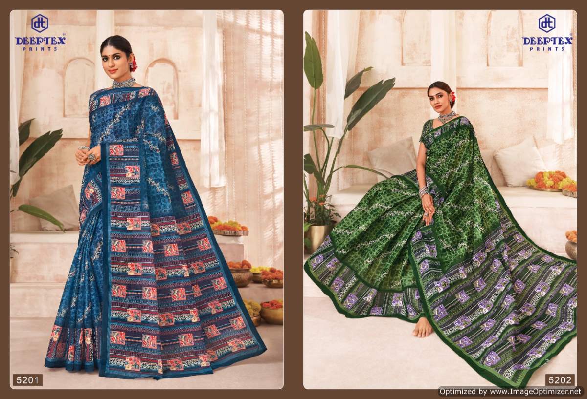 Deeptex Mother India Vol-52 Wholesale Pure Cotton Sarees