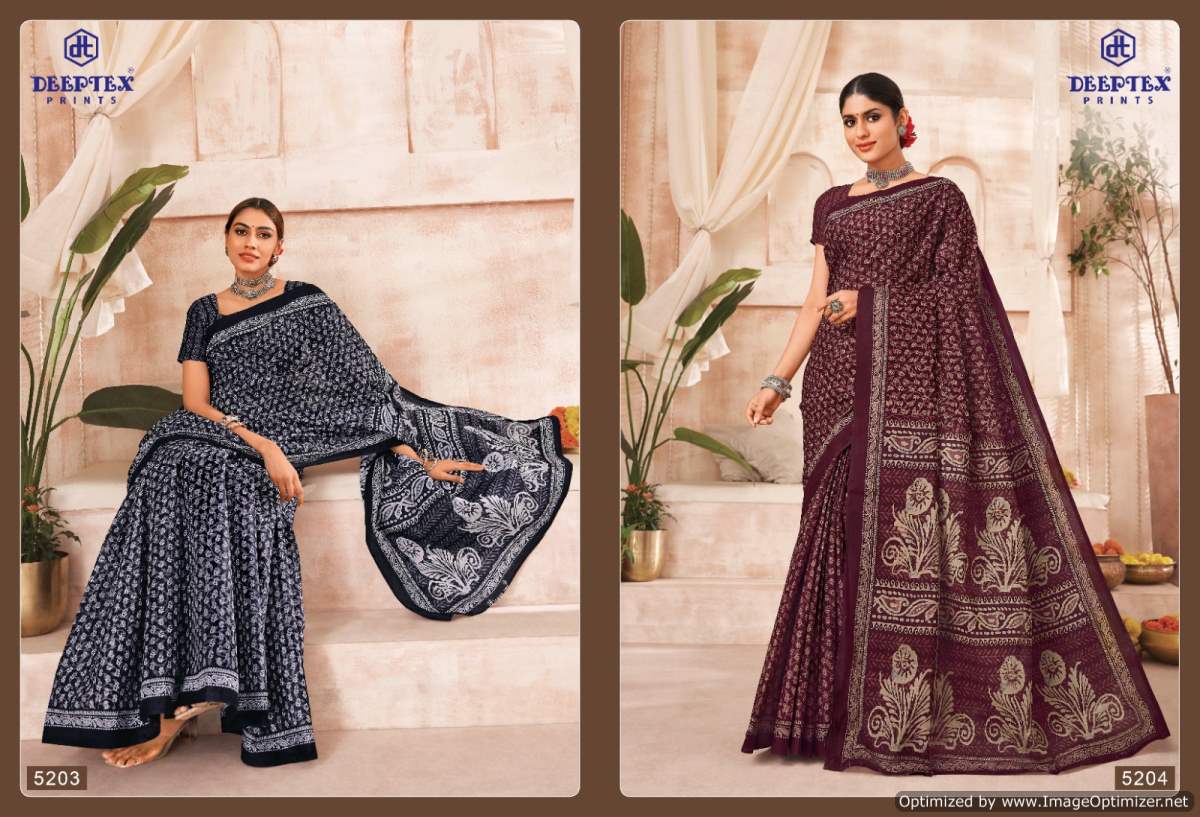 Deeptex Mother India Vol-52 Wholesale Pure Cotton Sarees