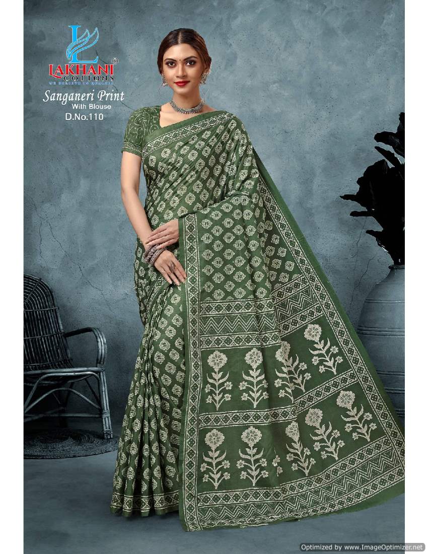 Lakhani Sanganeri Vol-1 Wholesale Heavy Cotton Printed Sarees