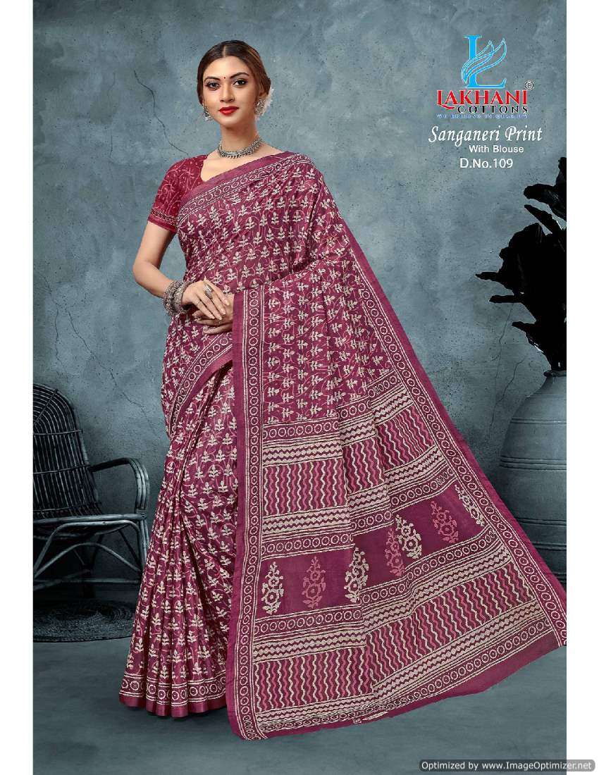 Lakhani Sanganeri Vol-1 Wholesale Heavy Cotton Printed Sarees