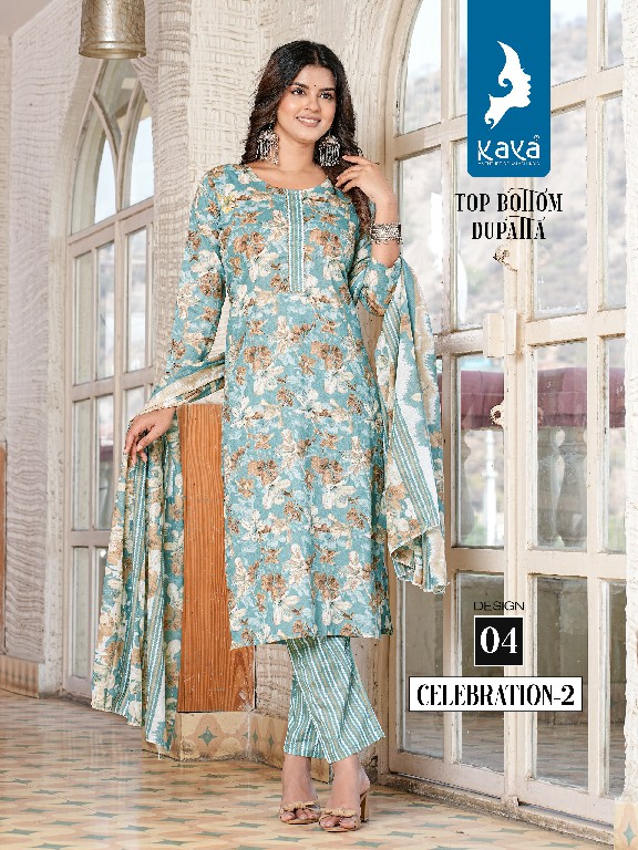 KAYA CELEBRATION VOL 2 COTTON PRINT READYMADE TRENDY SUITS