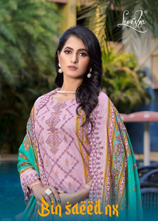 LEVISHA BIN SAEED NX COTTON PAKISTANI UNSTITCHED LADIES SUITS