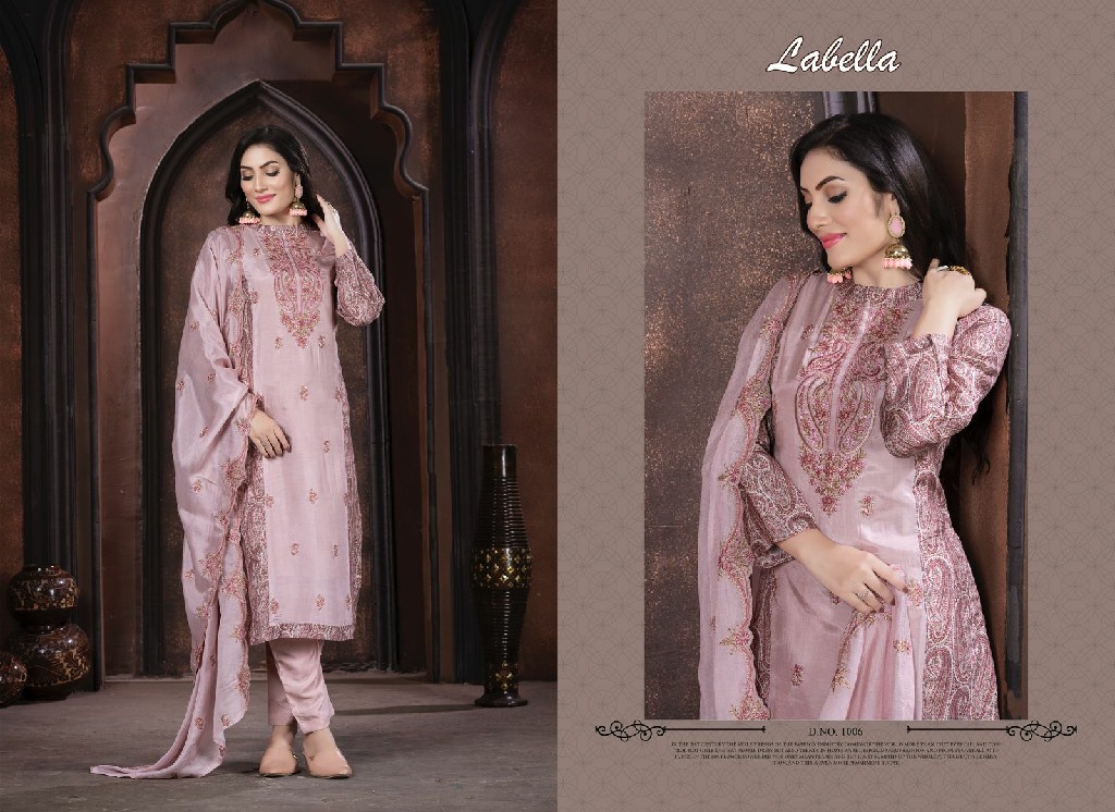 Mor Pankh Labella Wholesale UnStitch Pure Musline With Work Salwar Suits