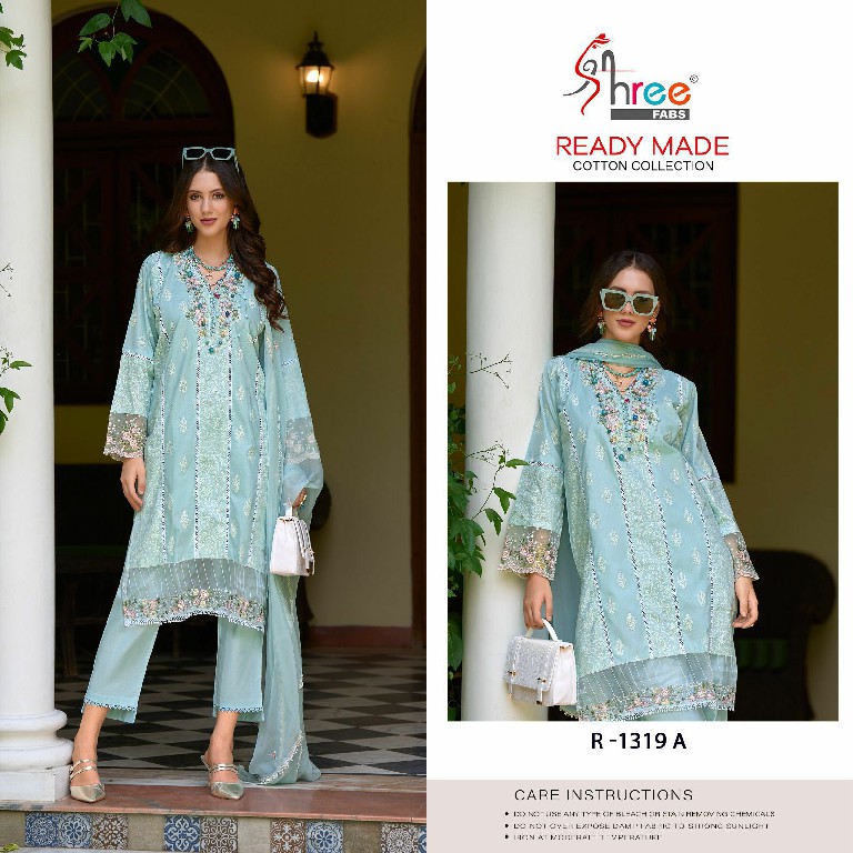 Shree Fabs R-1319 Wholesale Readymade Indian Pakistani Salwar Suits