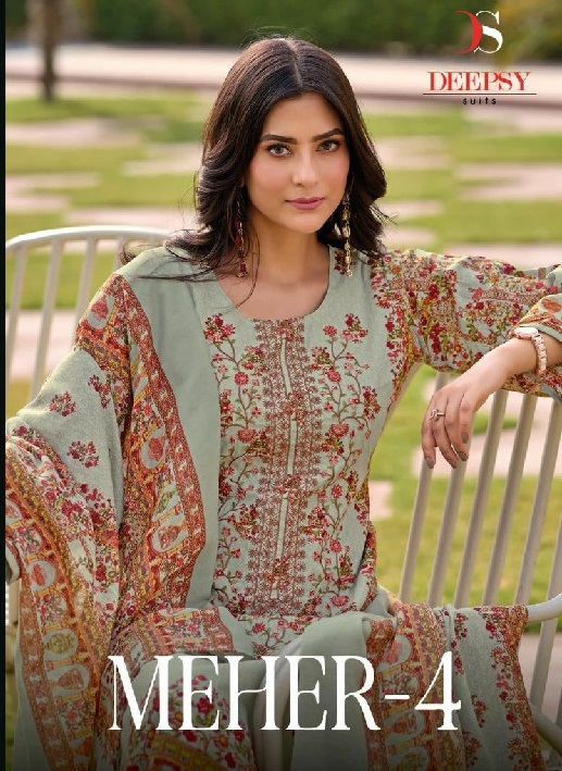 Deepsy Meher Vol-4 Wholesale Indian Pakistani Salwar Suits