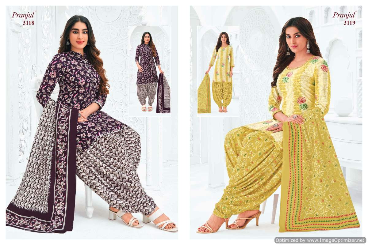 Pranjul Priyanshi Vol-31 Wholesale Patiyala Special Cotton Readymade Suits