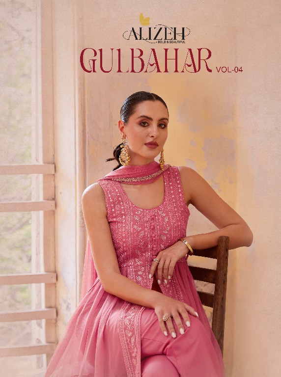 Alizeh Gulbahar Vol-4 Wholesale Readymade Western Wear Salwar Suits