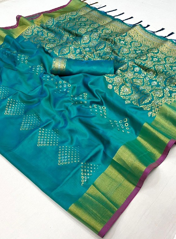 Rajtex Soft Silk Wholesale Handloom Weaving Silk Party Wear Sarees