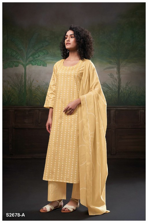 Ganga Shivika S2678 Wholesale Premium Cotton Printed Salwar Suits