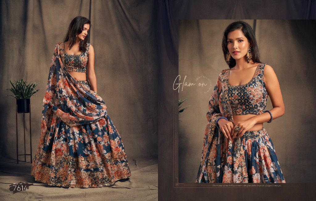 Zeel Clothing Floral Vol-2 Wholesale Designer Lehengas Catalog