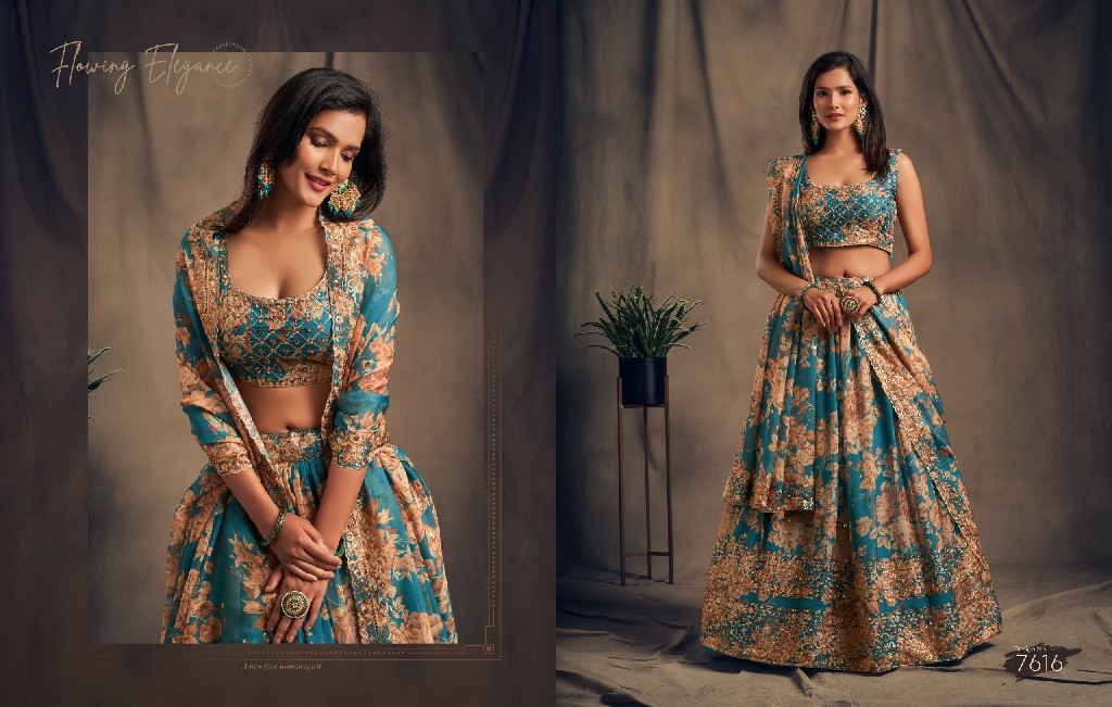 Zeel Clothing Floral Vol-2 Wholesale Designer Lehengas Catalog