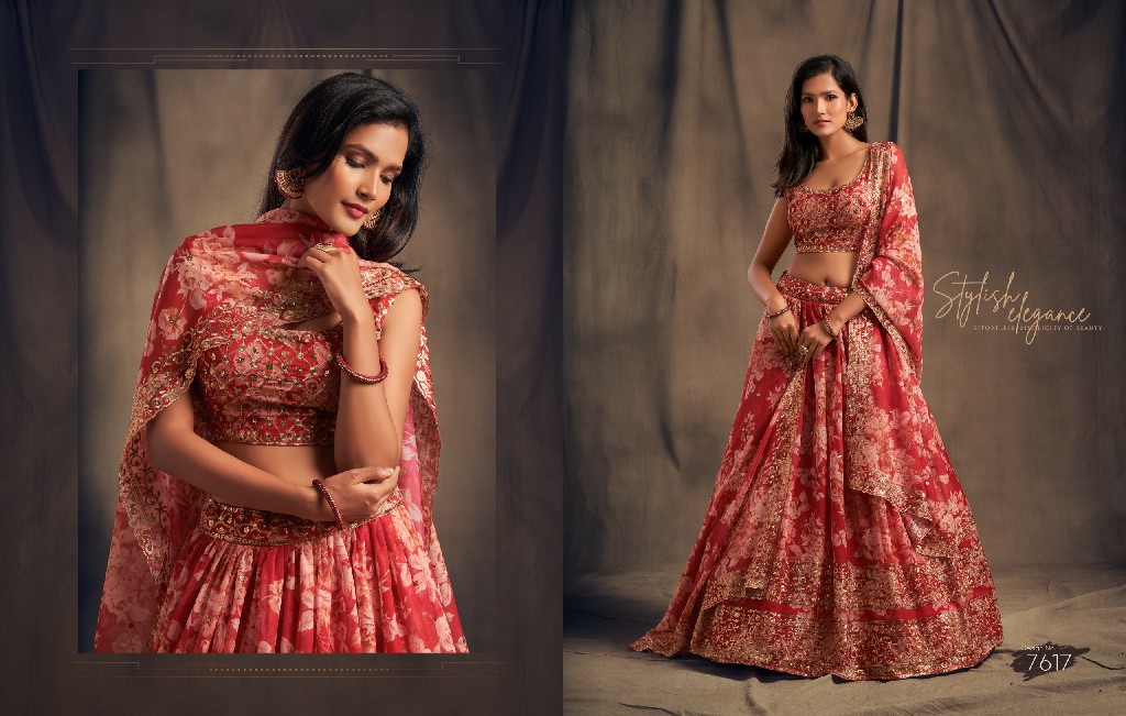 Zeel Clothing Floral Vol-2 Wholesale Designer Lehengas Catalog