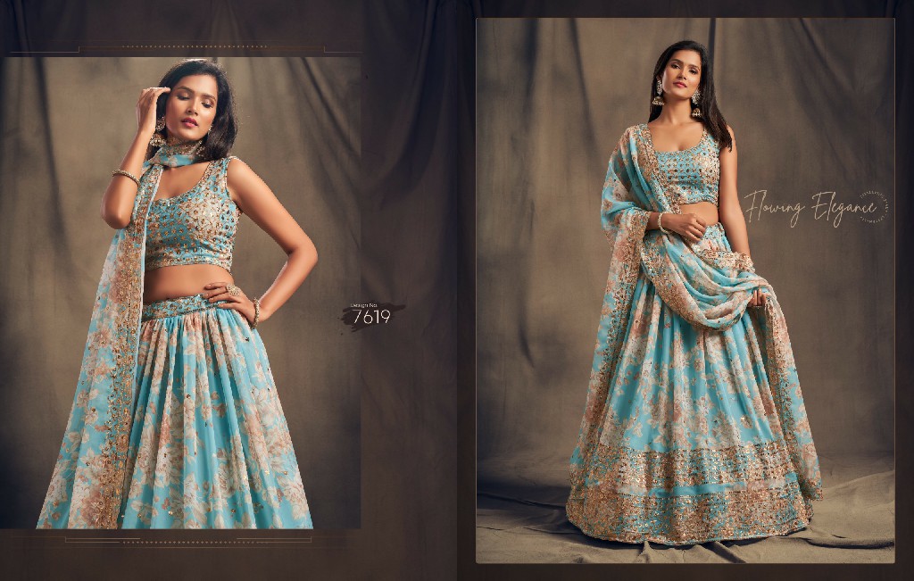 Zeel Clothing Floral Vol-2 Wholesale Designer Lehengas Catalog