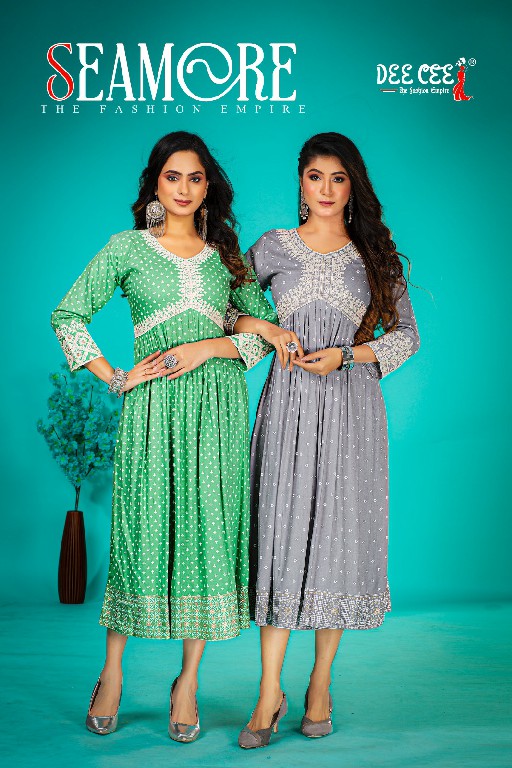 Dee Cee Seamore Wholesale Alia Style Anarkali Style Kurtis