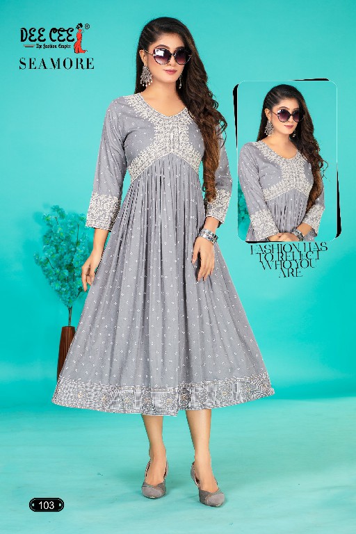 Dee Cee Seamore Wholesale Alia Style Anarkali Style Kurtis