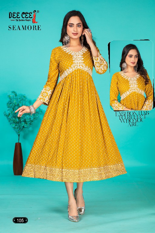 Dee Cee Seamore Wholesale Alia Style Anarkali Style Kurtis