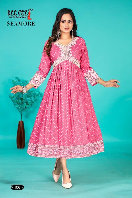 Dee Cee Seamore Wholesale Alia Style Anarkali Style Kurtis