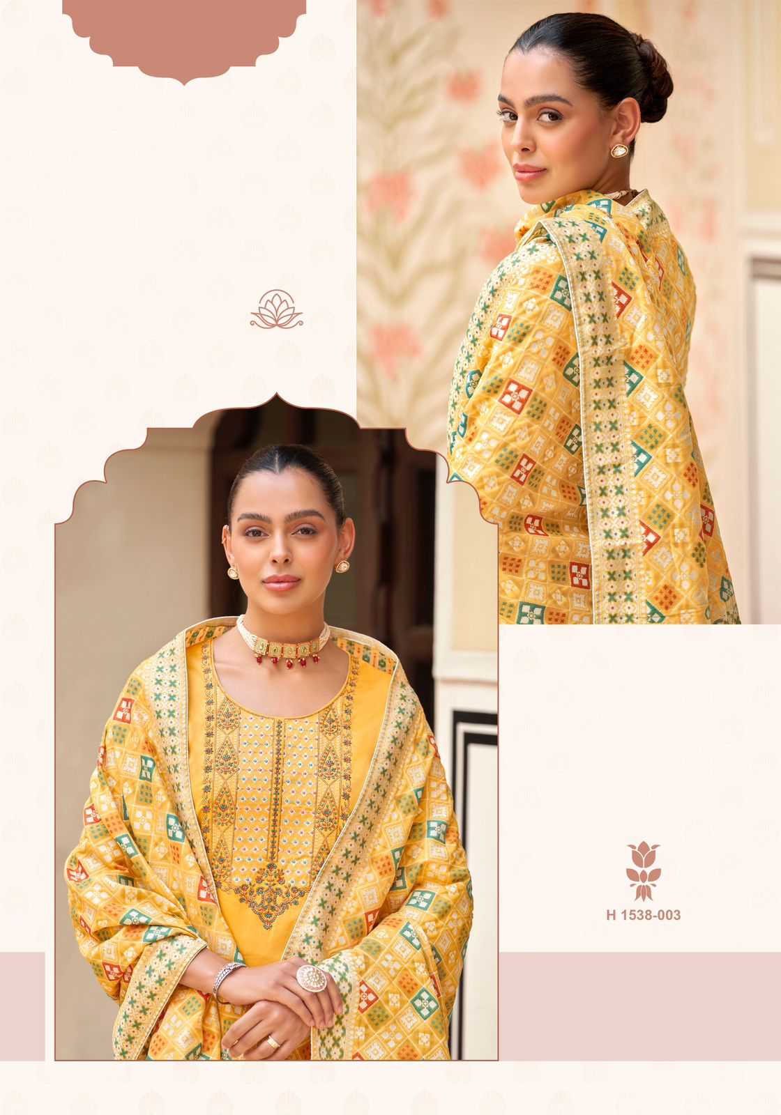 ALOK SUIT PRESENTS LAKHNAVI TOUCH VOL 5 STYLISH ZAM COTTON SALWAR KAMEEZ MATERIAL