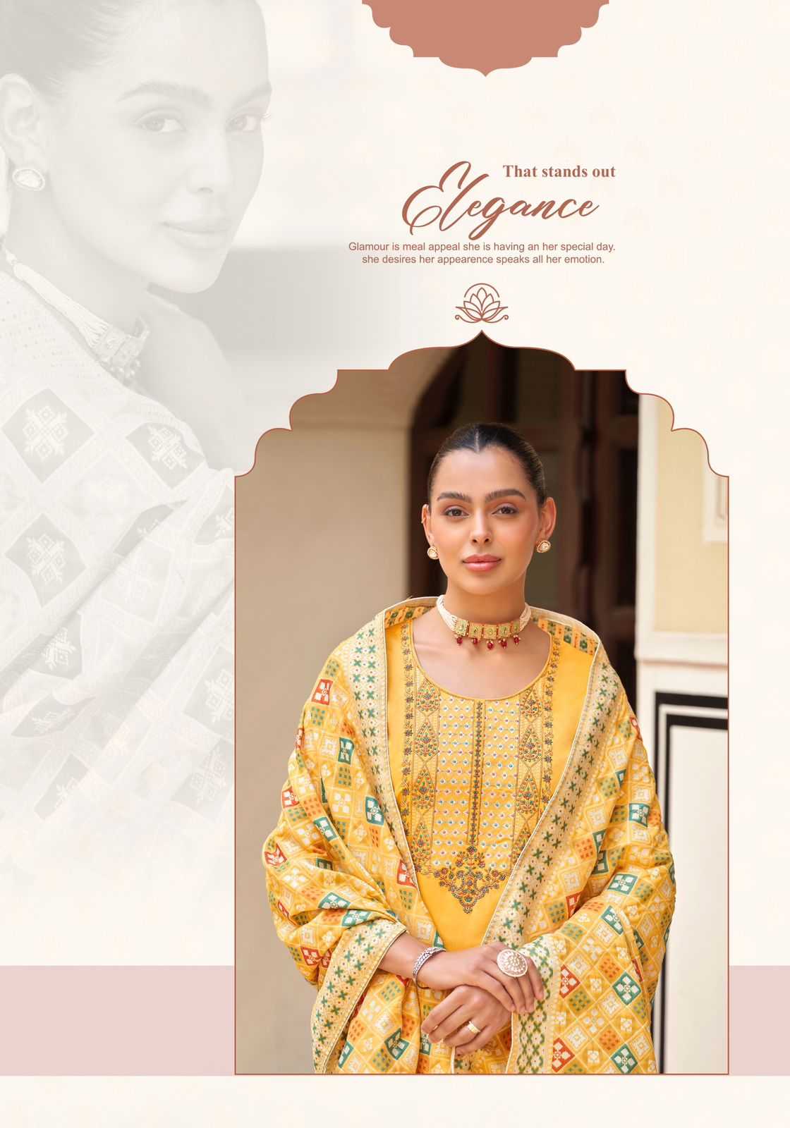 ALOK SUIT PRESENTS LAKHNAVI TOUCH VOL 5 STYLISH ZAM COTTON SALWAR KAMEEZ MATERIAL