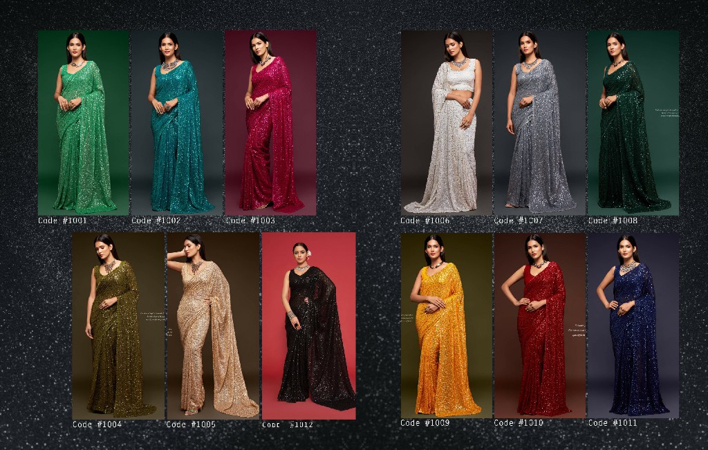 Zeel Clothing Starlit Saree Vol-1 Wholesale Function Wear Sarees