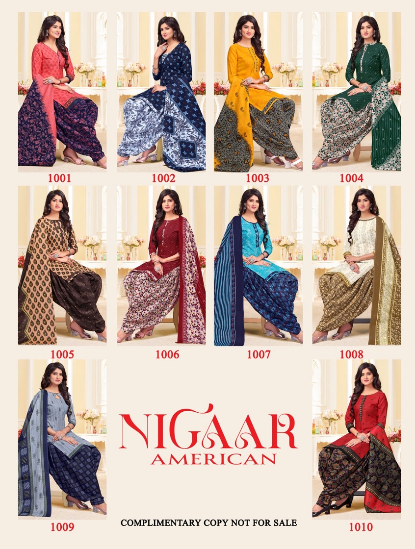 Ganeshji Nigaar Vol-1 Wholesale Heavy Cotton Printed Dress Material