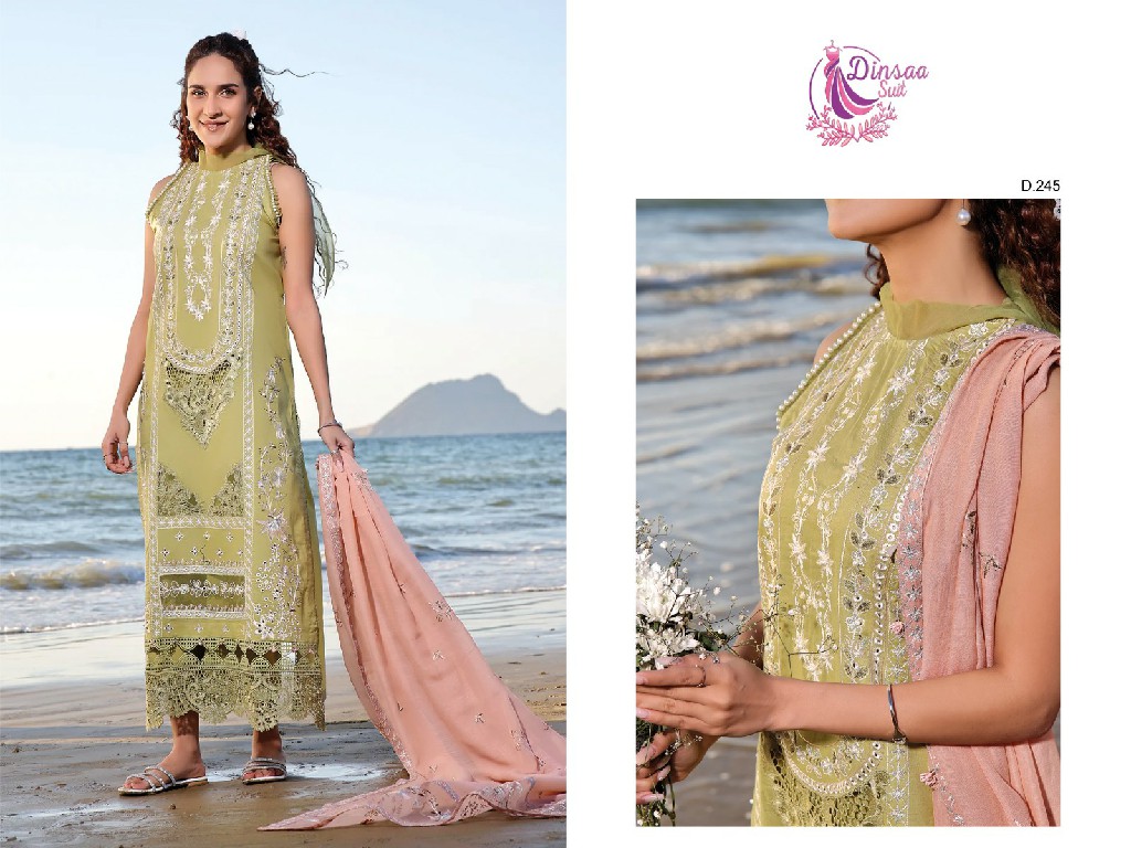 IZELA VOL 1 BY DINSAA SUIT FANCY HEAVY DESIGN PAKISTANI SALWAR KAMEEZ