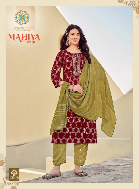 PASSION TREE PRESENTS MAHIYA VOL 2 OCCASION WEAR FULL STITCH BIG SIZE SALWAR SUIT