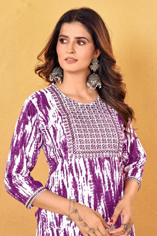 SANGEET TIE DIE VOL 1 STYLISH DESIGN FULLY STITCH BIG SIZE CASUAL TOPS COLLECTION
