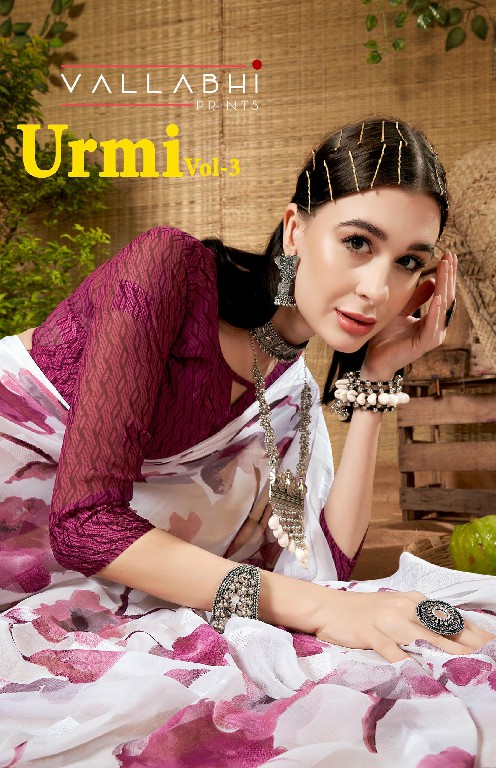 Vallabhi Urmi Vol-3 Wholesale Georgette Ethnic Indian Sarees