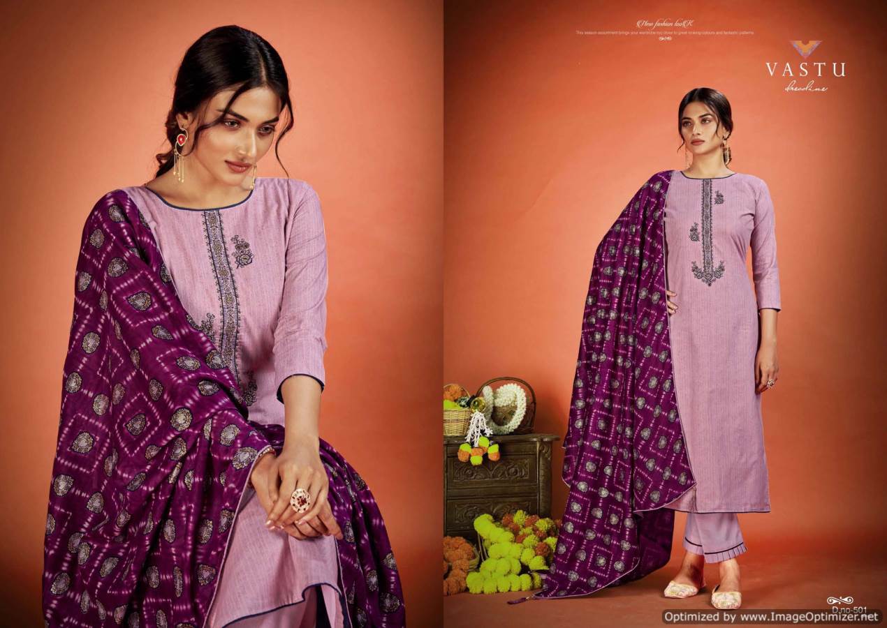 Vastu Netra Vol-5 Wholesale Readymade Regular Wear Cotton Suits