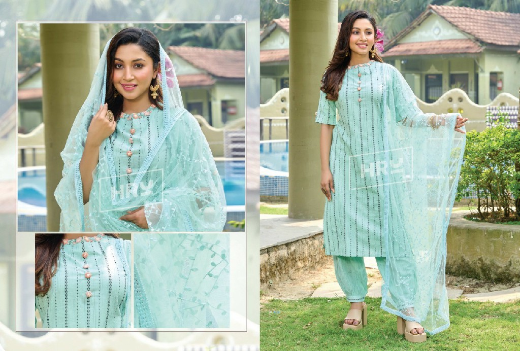 HRU WOMANIS VOL 37 READYMADE STYLISH DESIGN COTTON VISCOSE SALWAR KAMEEZ