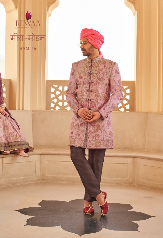 Rewaa Meera Mohan Wholesale Designer Women Lehengas With Mens Sherwani