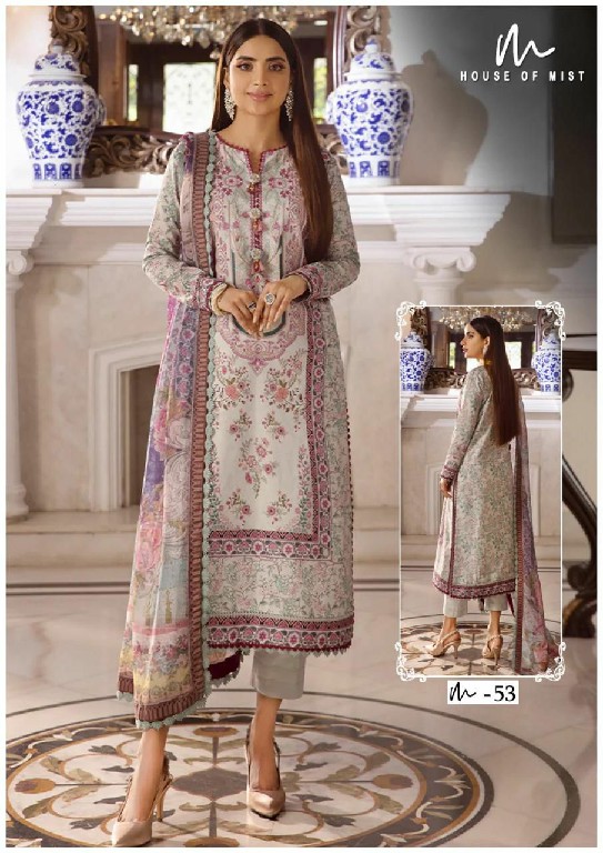 House Of Mist Ghazal Vol-6 Wholesale Cotton Printed Dress Material