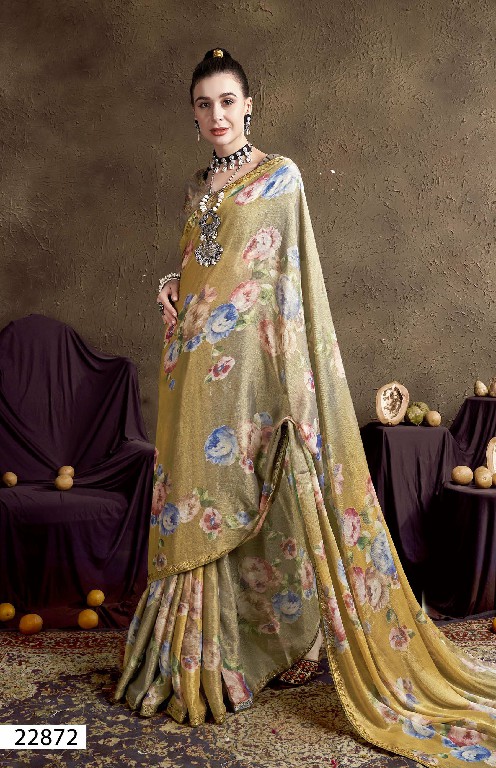 VALLABHI PRINTS GAUTAMI VOL 3 22871- 22876 ETHNIC STYLE BRASSO SAREE