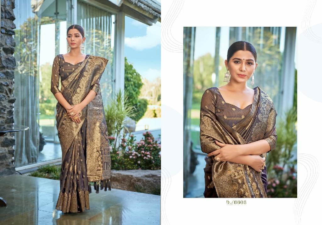 Monjolika Madhura 6600 Wholesale Simar Silk Function Wear Sarees