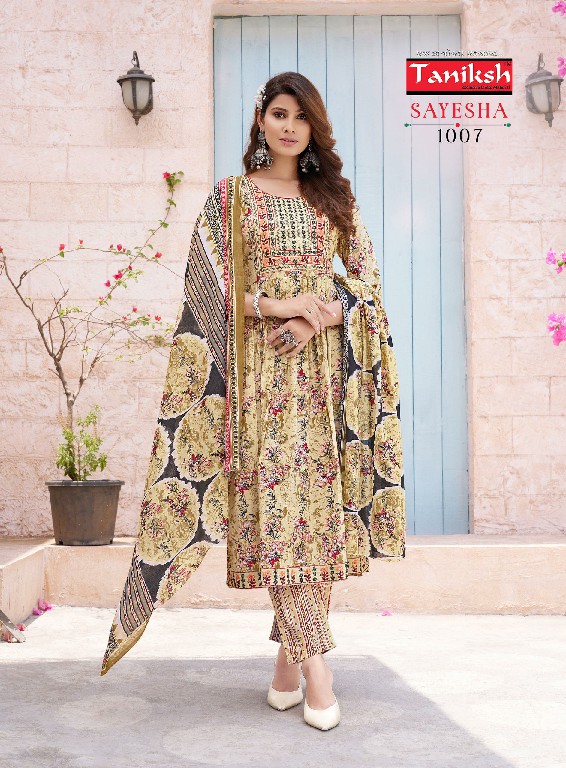 Taniksh Sayesha Vol-1 Wholesale Designer 3 Piece Suits Set