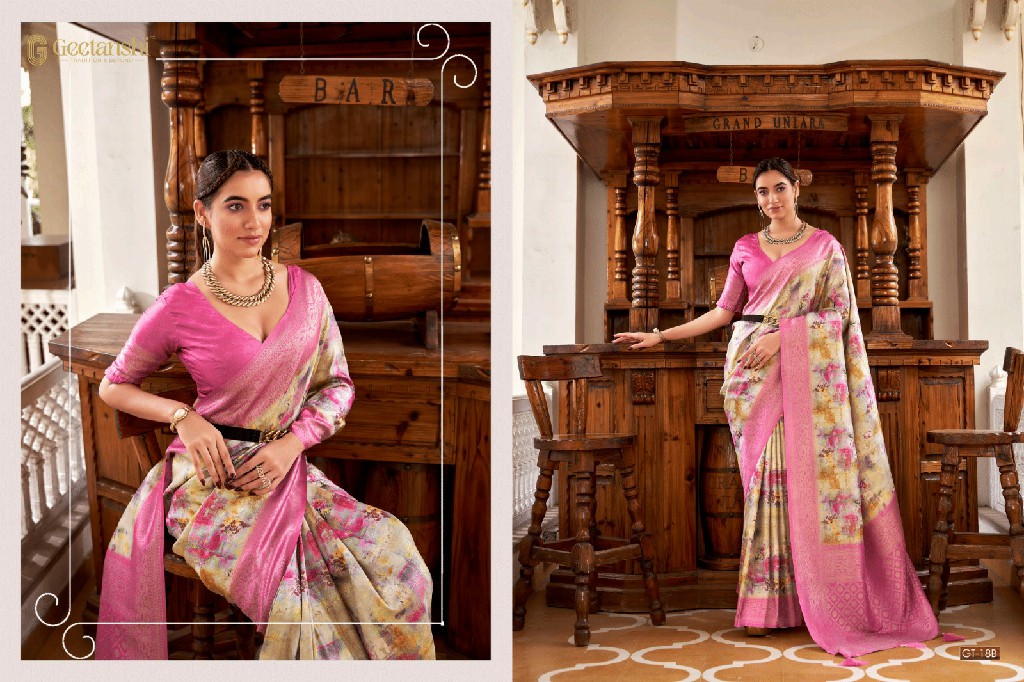 Geetanshi Sachita Wholesale Softy Nylon Function Wear Sarees